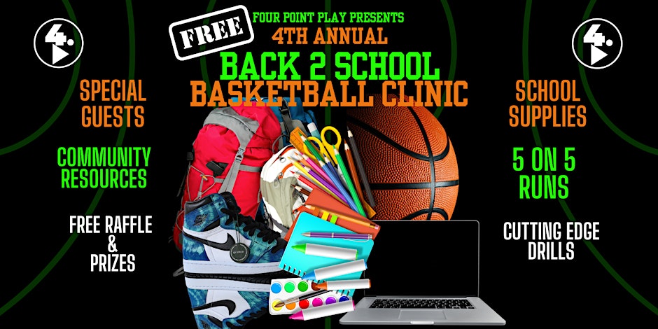 Empowering Youth at Four Point Play's 4th Annual Back to School Basketball Clinic