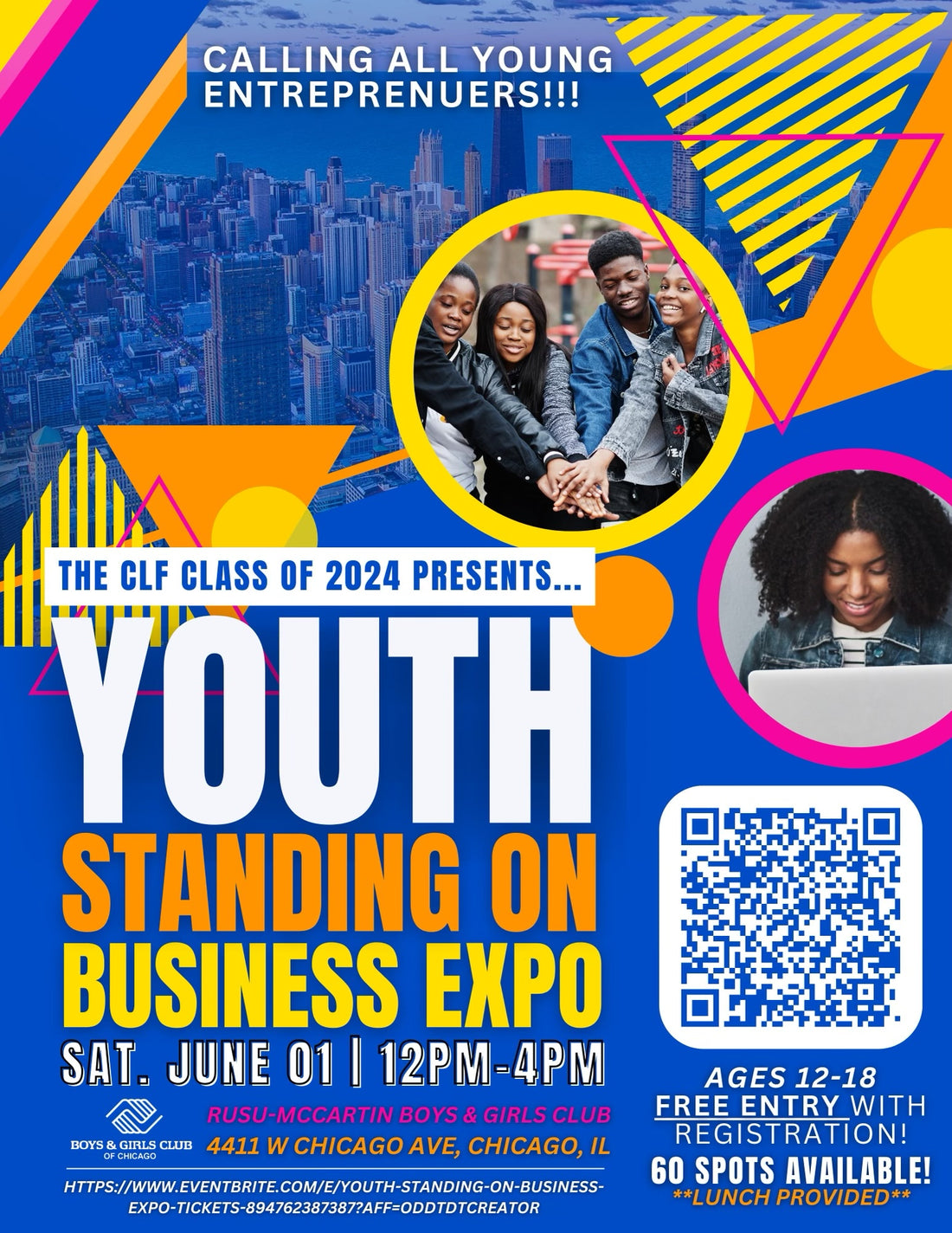 Youth Standing on Business Expo